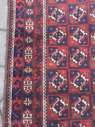 Large Antique Baluch rug. size: ca 280x100cm / 9'2'' x 3'3''ft www.najib.de                     