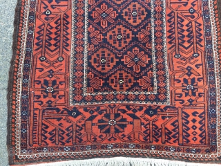 Antique Baluch rug, size: ca. 170x87cm / 5'6''ft x 2'9''ft                       