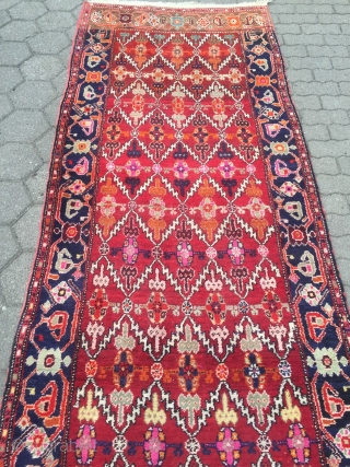 Antique Caucasian Karabagh runner, age: circa 1910, good condition, size: ca. 410x110cm / 13'5''ft x 3'6''ft  www.najib.de               