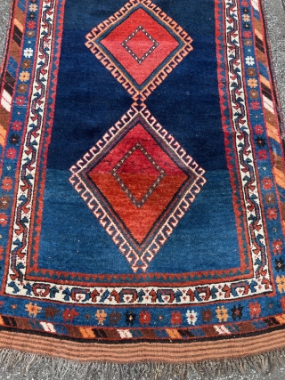 Antique Persian Luri tribal rug, size: 252x123cm / 8‘3ft by 4‘1ft http://www.najib.de                     