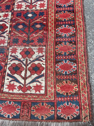 Antique Turkmen Beshir carpet, age: circa 1850. Origin: Amu Darya region.  Beautiful tree design with red and white field. Size: ca. 305x145cm / 10ft by 4’8ft http://www.najib.de     