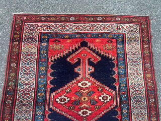 **Beautiful Antique rug with Colorful Border from Northwest Persia**

**Size:** 230 x 110 cm / 7'6" ft by 3'6" ft

This exquisite antique rug hails from the northwestern region of Persia, known for its  ...