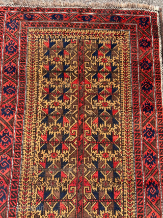 A very nice antique camel field Baluch rug with lots of animals. Nice collector´s piece . Size : ca 180cm x 90cm / 6ft x 3ft http://www.najib.de  you can also contact  ...