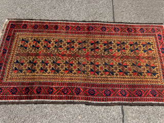 A very nice antique camel field Baluch rug with lots of animals. Nice collector´s piece . Size : ca 180cm x 90cm / 6ft x 3ft http://www.najib.de  you can also contact  ...