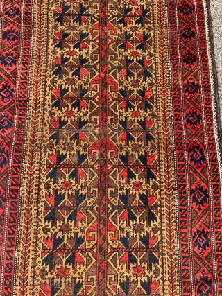 A very nice antique camel field Baluch rug with lots of animals. Nice collector´s piece . Size : ca 180cm x 90cm / 6ft x 3ft http://www.najib.de  you can also contact  ...