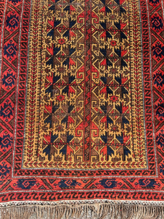 A very nice antique camel field Baluch rug with lots of animals. Nice collector´s piece . Size : ca 180cm x 90cm / 6ft x 3ft http://www.najib.de  you can also contact  ...