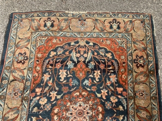 Very nice antique Northwest Persian rug, woven on a wool foundation. Beautiful camel border and drawing. Size: 200x145cm / 6’6ft by 4’8ft Vintage condition, some light wear http://www.najib.de     