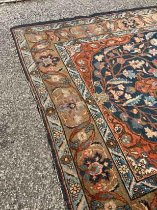 Very nice antique Northwest Persian rug, woven on a wool foundation. Beautiful camel border and drawing. Size: 200x145cm / 6’6ft by 4’8ft Vintage condition, some light wear http://www.najib.de     