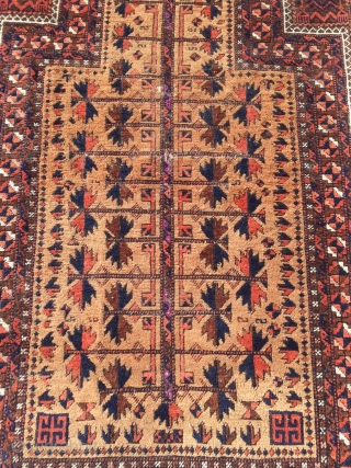 Beautiful antique Baluch prayer rug, size: 140x80cm / 4'6''ft x 2'7''ft www.najib.de                     