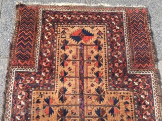 Beautiful antique Baluch prayer rug, size: 140x80cm / 4'6''ft x 2'7''ft www.najib.de                     