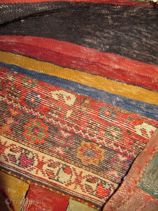 Antique bagface woven by Kurds of Westpersia. Circa 1900. Ferahan like handle. Size: ca.70x65cm / 2'3'' x 2'2'               