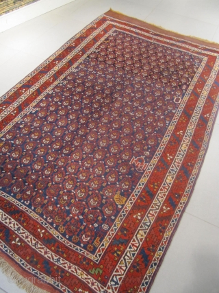 s) Afchar Persian tribal rug, 19th century, perfect condition,original kilims from both sides
size: 260 X 160  /  8' X 5'           
