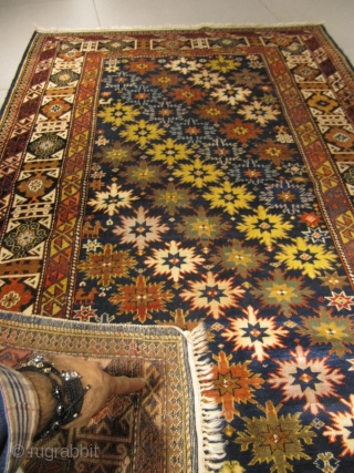 ref: S146 / Kuba Zeijwa Caucasian antique rug, 19th century, perfect condition
size: 200 X 130  /  6' X 4'            