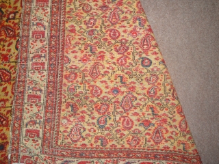 İran melayir old yellow desing good condition size 192x122                        