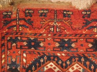 Turkmen, Beshir chuval, 35 by 53 inches, late 19thC                        