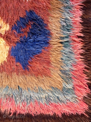 A great julkhir woven by Uzbek weavers in Afghanistan. The central field is occupied by enormous botehs. 258x103 cms. 1950S, (A1802027).

Please get in touch or you can buy this rug directly from  ...