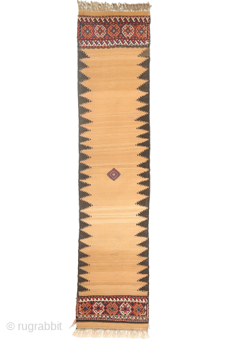 Antique Shahsavan sofreh runner from Iran – Iran, Early 1900s

This antique Shahsavan kilim runner, Iran, and dates to the early 1900s. It’s handwoven with natural dyes and high-quality wool, prized for its  ...