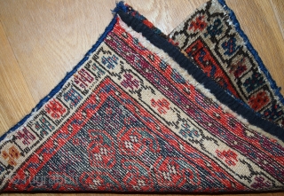 #1C361  Handmade antique collectible Persian Malayer bag face 1.2' x 1.5' ( 37cm x 46cm ) 1900.C               