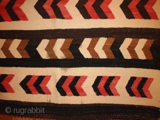 #1B60 American Navajo rug 2.10' x 3.10' 1880                         