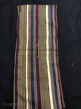 antique caucasian silk Jajim mini double bag. 

Size 68 cm x 28 cm
                    