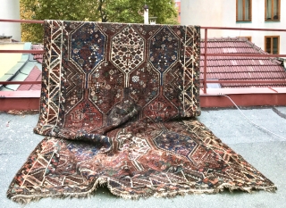 Persian Khamseh, 1920, 200x350 cm (6’7” x 11’6”).                         