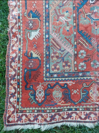 Middle of 19th. Century Milas Rug size: 103 x 146 cm                      