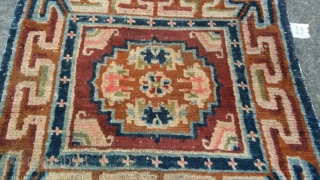 Old Tibetan double mat size cm.130*77
                           