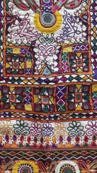 Vintage dowry bag of Rabari community from Kutch region Gujrat India the size of the Kutchi dowry bag is 29 inches X 22 inches         