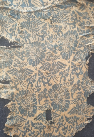 why not a late tang early song robe fragment..
rare textile for very reasonable money..                   