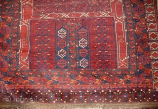 early central asian ensi with  interesting design features 138 x168cm.                      