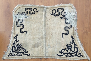  rare for design for an antique tibetan saddle..                        