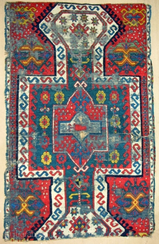 Ancient Sevan Kazak Fragment > Circa 1800                          