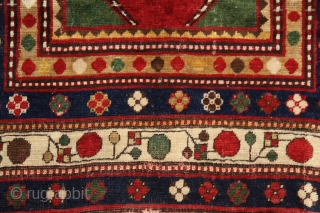 Lambalo kazak rug with 5 borders, dated in the main field *270 (1270/1854), 200x125 cm, wool on wool with more than perfect natural colors... the bests what that type can have. Every  ...