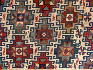 "When the color achieves richness, the form attains its fullness also." (Paul Cezanne) Shahsavan rug, Caucasus, mid 19th century. Perfect condition. Available. Please ask for more, if interested. More beauties on sale:  ...