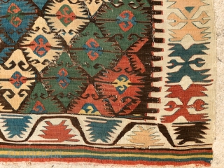 "The details are not the details, they make the design" - Charles Eames Joyfully drawn kilim, most probably a divan cover, Central Anatolia/Konya region, mid. 19th century more beauties: http://rugrabbit.com/profile/5160   