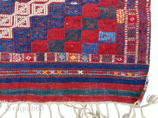 Lovely 19th century Bergama cicim in nearly perfect condition 
Size 120 x 150
48” x 60”                  