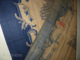 Old Batik” textile, Java, cotton,very good condition, around ; 1920
Size 200x104 cm                     