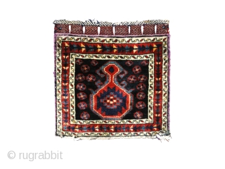  Afshar,around 1900 jh,All natural colors,size;35x35 cm                          