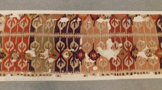 Central Anatolian Aksaray Kilim fragment Size.278x60 Cm                          