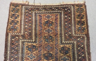 Antique Baluch Prayer Carpet Size.132x94cm                            