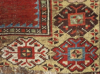 Early 19th Century Central Anatolian Karaman Prayer Rug Size.148x96cm                        