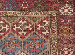Antique Persian Kurdish Rug Circa 1870.80 Size.190x125 Cm                         