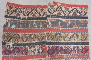 18th Century East Anatolian Malatya Kilim Fragment Size.220x160cm                         