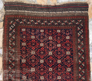 Antique Baluch Rug Size 120x75 Cm                           