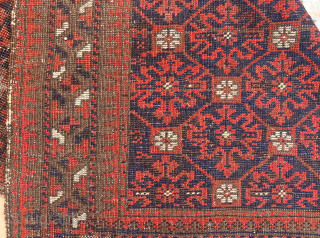 Antique Baluch Rug Size 120x75 Cm                           