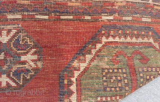 Antique Caucasian Sevan Rug Fragment Size.180x125cm                           