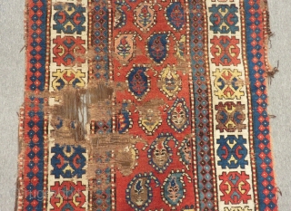 Antique Caucasian Karabakh Rug Size.250x98cm                            