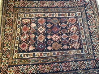 This is an antique caucasian Chi Chi rug that is from circa late 19th century to turn of the 20th century. The rug has been fully restored and is ready to decorate  ...