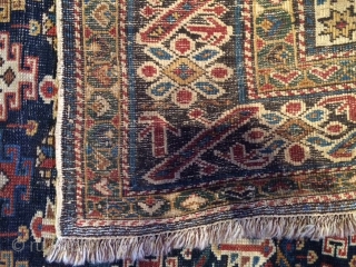 This is an antique caucasian Chi Chi rug that is from circa late 19th century to turn of the 20th century. The rug has been fully restored and is ready to decorate  ...