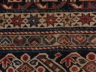 This is an antique caucasian Chi Chi rug that is from circa late 19th century to turn of the 20th century. The rug has been fully restored and is ready to decorate  ...